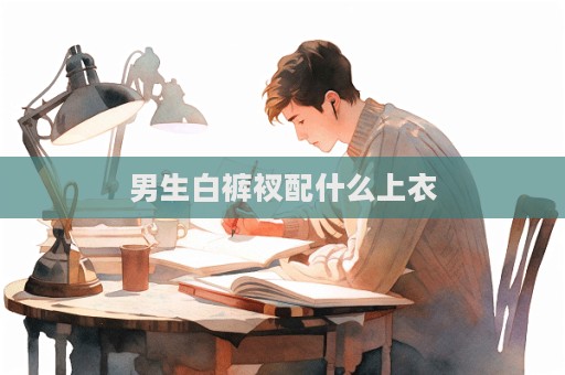 男生白裤衩配什么上衣  第1张