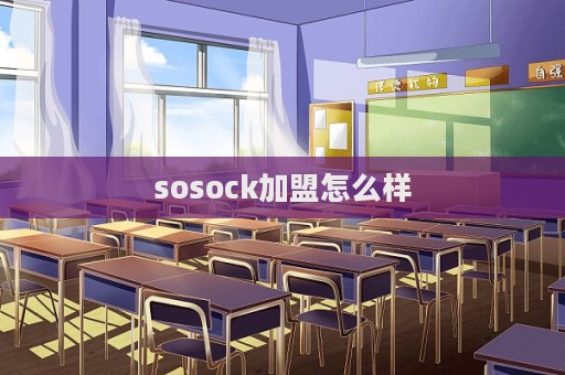 sosock加盟怎么样