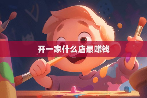 开一家什么店最赚钱  第1张