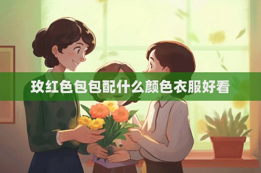 玫红色包包配什么颜色衣服好看