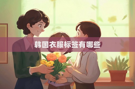 韩国衣服标签有哪些