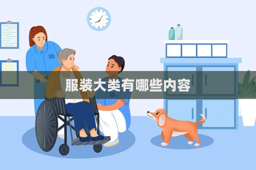 服装大类有哪些内容
