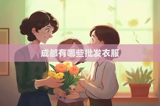 成都有哪些批发衣服